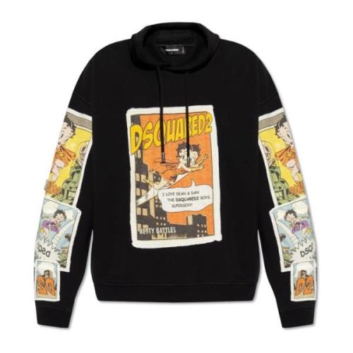 Betty Boop x Dsquared2 Dsquared2 , Black , Heren