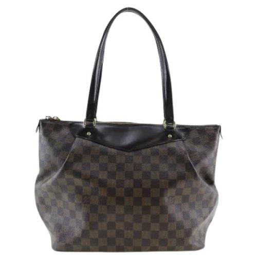 Pre-owned Canvas louis-vuitton-bags Louis Vuitton Vintage , Brown , Da...