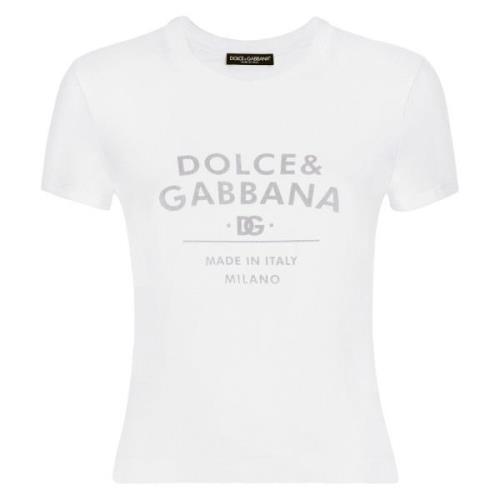 Retro T-shirt Dolce & Gabbana , White , Dames