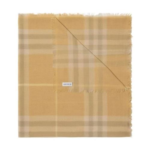 Flax Sjaal in Lana Burberry , Beige , Dames