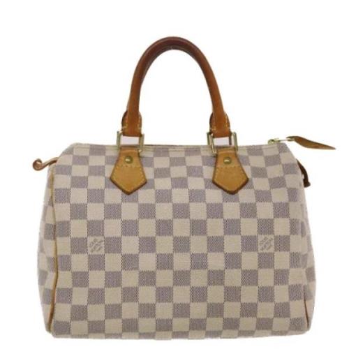 Pre-owned Canvas louis-vuitton-bags Louis Vuitton Vintage , Gray , Dam...