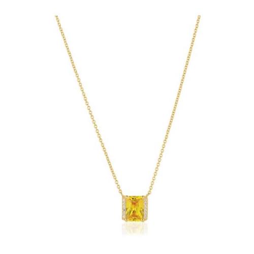 Roccanova Ketting Sif Jakobs Jewellery , Yellow , Dames