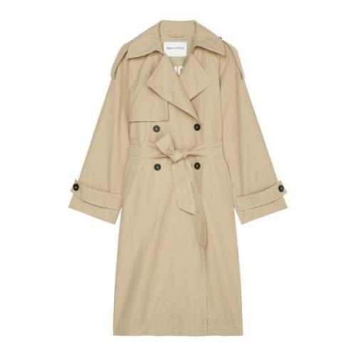 Ontspannen trenchcoat Marc O'Polo , Beige , Dames