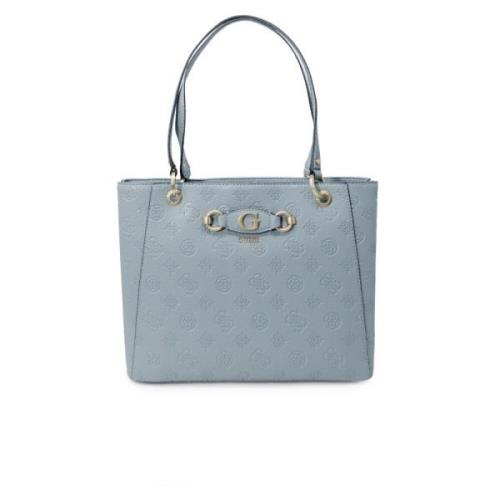 Peony Noel Tote Tas Guess , Blue , Dames