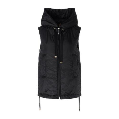 Greengo Zwart Gewatteerd Vest Max Mara , Black , Dames