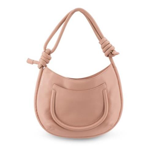 Zachte en golvende Hobo Tas Zanellato , Pink , Dames