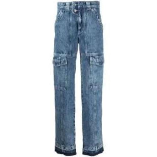 Cargo-Zak Straight Jeans Isabel Marant Étoile , Blue , Dames