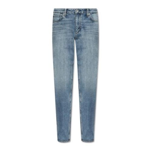 Jeans met licht toelopende pijpen Rag & Bone , Blue , Heren