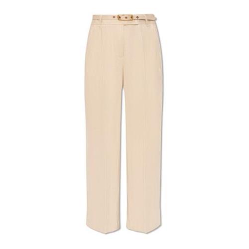 Plooivoorpantalon Zimmermann , Beige , Dames