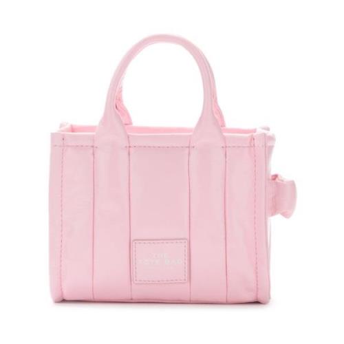 The Shiny Crinkle Mini Tote in roze Marc Jacobs , Pink , Dames
