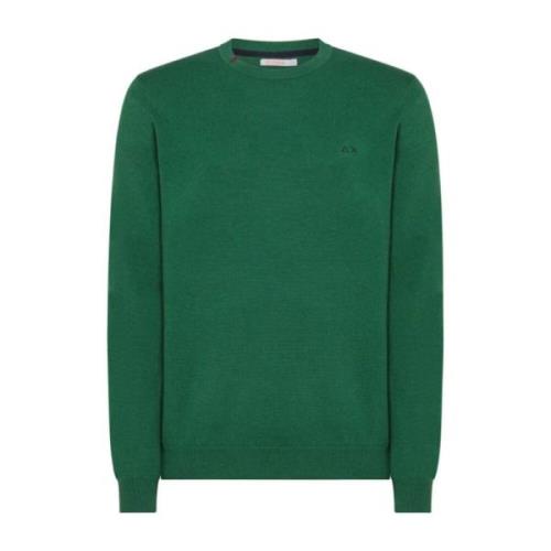Smaragdgroen Shirt Sun68 , Green , Heren