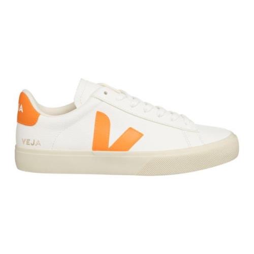 Eenvoudige Vetersluiting Sneakers Veja , White , Dames