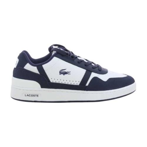 Blauwe T-Clip Herenschoenen Lacoste , White , Heren