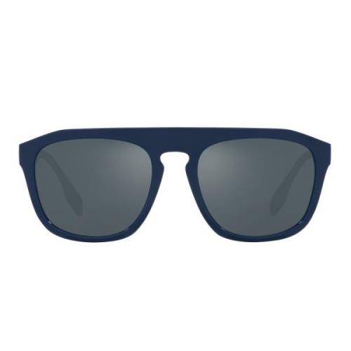 Trendy zonnebril met iconisch logo Burberry , Black , Unisex