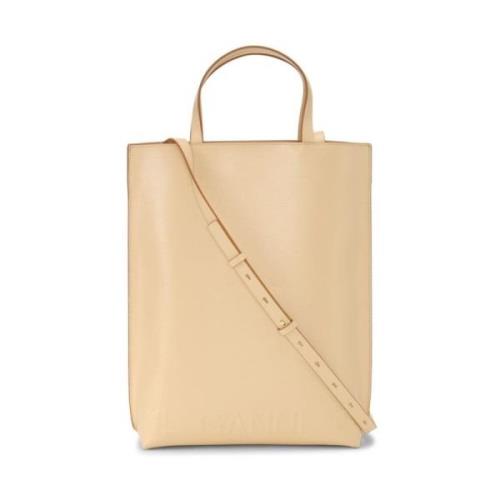 Stijlvolle Tas Ganni , Beige , Dames