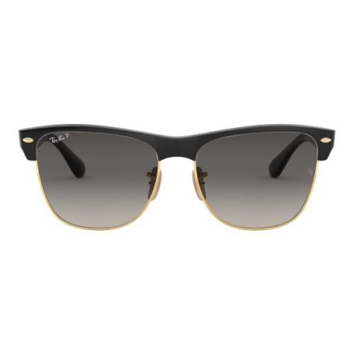 Rb4175 Zonnebril Clubmaster Oversized Gepolariseerd Ray-Ban , Gray , H...