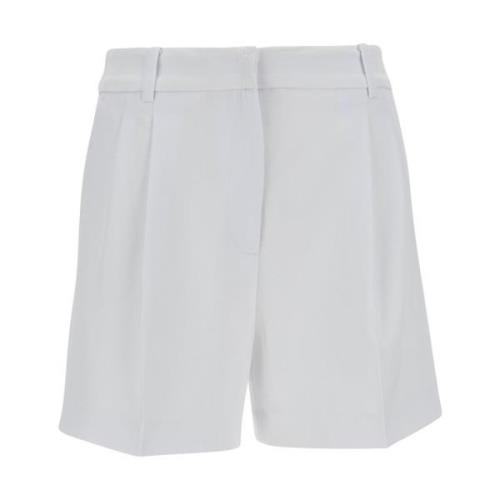 Hoge taille witte Bermuda shorts Michael Kors , White , Dames