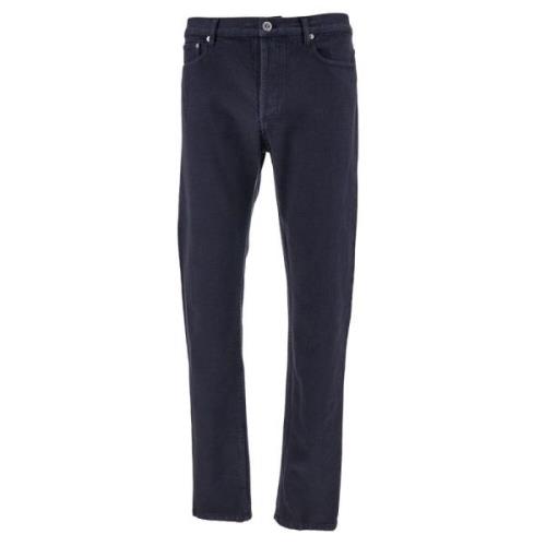 Slim Fit Grijze Denim Jeans A.p.c. , Blue , Heren