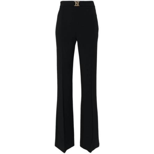 Zwarte Broek - Pants Elisabetta Franchi , Black , Dames