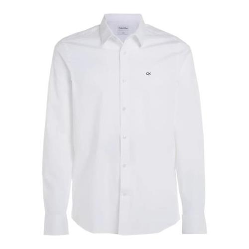 Moderne Stijlvolle Overhemden Calvin Klein , White , Heren