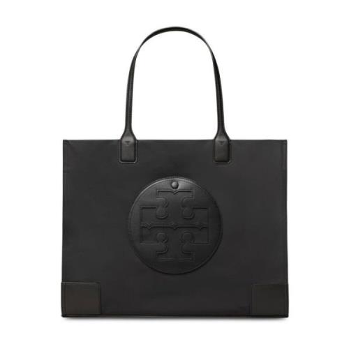 Zwarte Ella Tote Tassen Tory Burch , Black , Dames