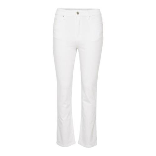 Klassieke Bootcut Jeans Part Two , White , Dames