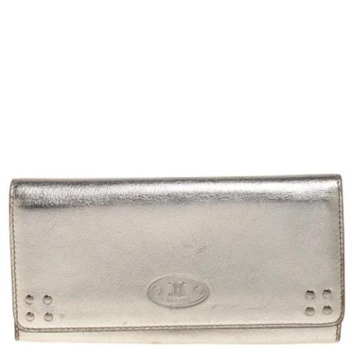 Pre-owned Leather wallets Celine Vintage , Gray , Dames