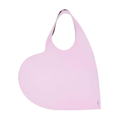 Roze Heart Tote Bag Coperni , Pink , Dames