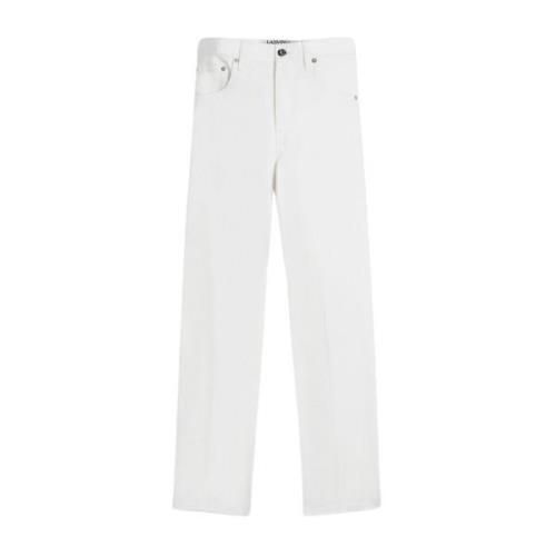 Klassieke Straight Jeans Lanvin , White , Heren
