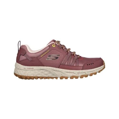 Dames Leren/Textiel Sneakers Skechers , Pink , Dames