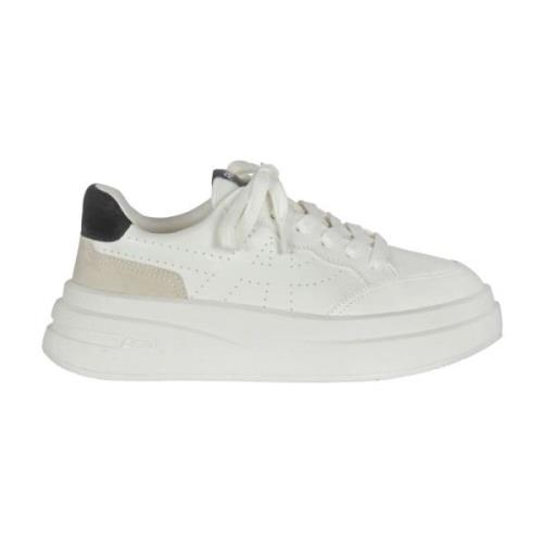 Nubuck Stijl Sneakers ASH , White , Dames