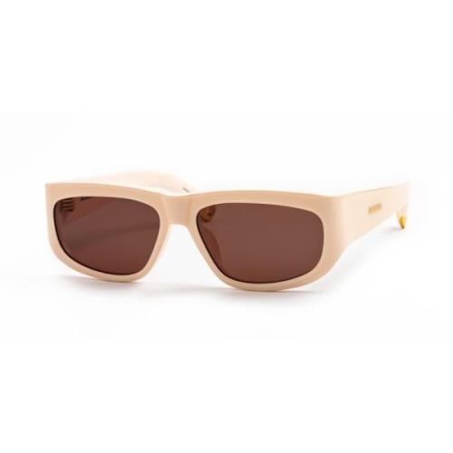 Witte SUN zonnebril Jacquemus , Pink , Dames