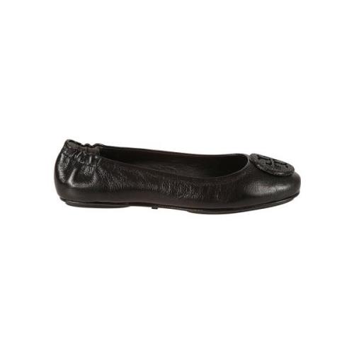 Minnie Travel Ballet Pave Platte Schoenen Tory Burch , Black , Dames