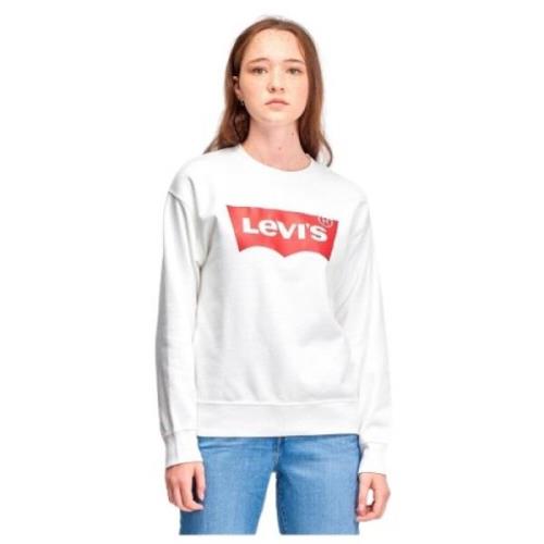 Dames Sweatshirt Levi's , White , Dames