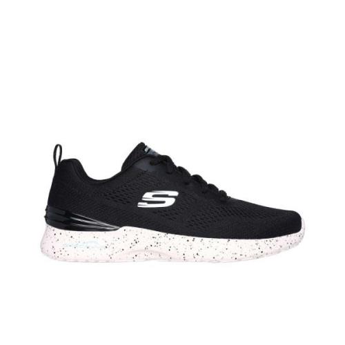 Textiele Sneakers voor Dames Skechers , Black , Dames