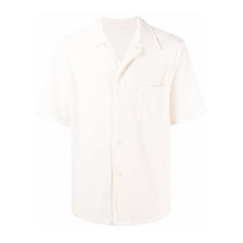 Witte korte mouw box shirt Our Legacy , White , Heren