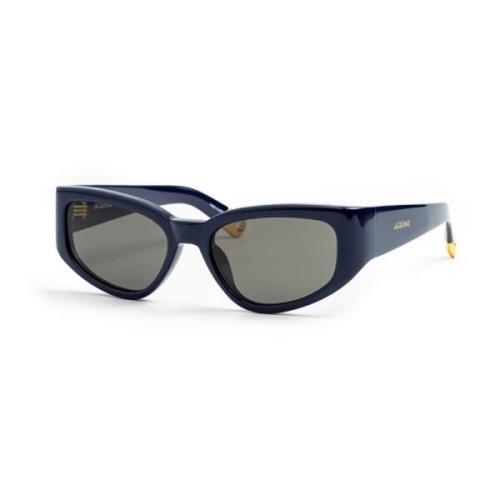 Blauwe SUN Zonnebril Jacquemus , Blue , Dames