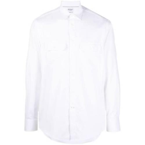 Overhemd met twee zakken Brunello Cucinelli , White , Heren