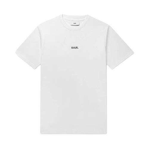 Korte Mouw T-shirt Balr. , White , Heren