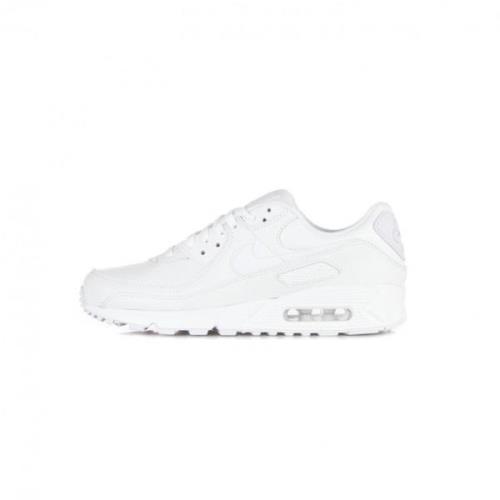 Witte Leren Streetwear Sneakers Nike , White , Heren
