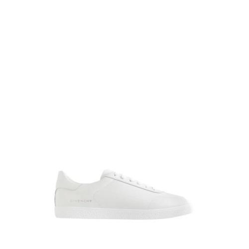 Witte Leren Lage Sneakers Givenchy , White , Heren