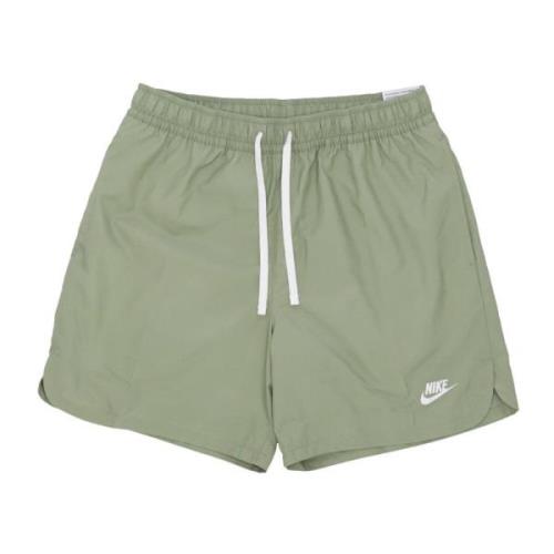 Geweven Gevoerde Flow Shorts Nike , Green , Heren