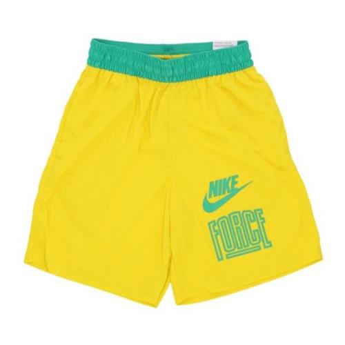 Basketbalshorts Speed Geel/Groen Nike , Yellow , Heren