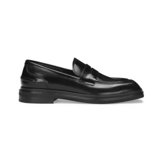 Klassieke Penny Loafers Dolce & Gabbana , Black , Heren