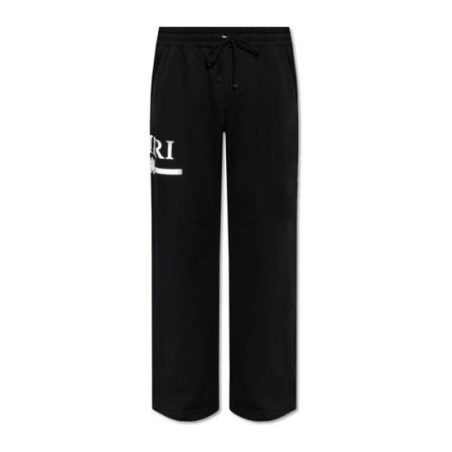 Sweatpants met logo Amiri , Black , Heren