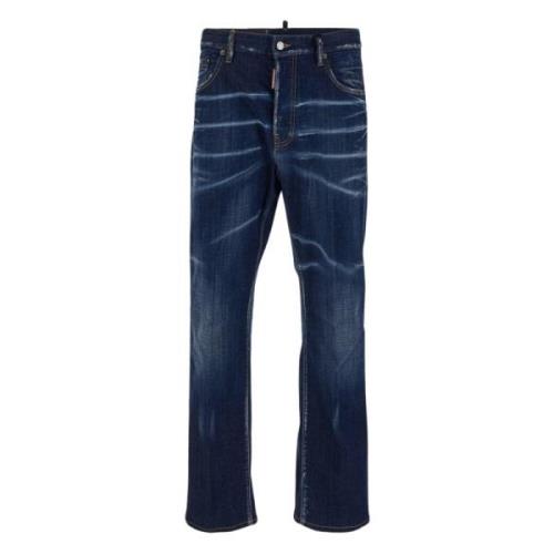 Katoenen 642 Jeans Dsquared2 , Blue , Heren