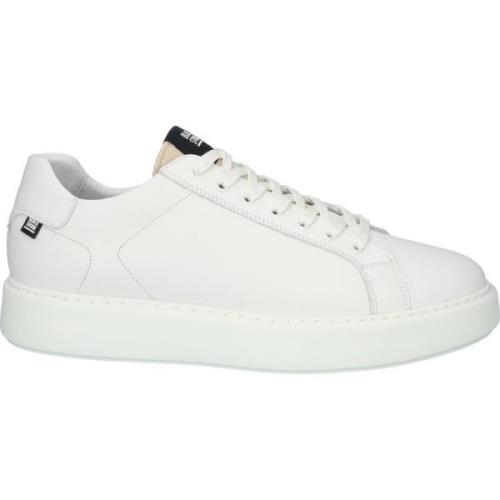 Luxe Witte Lage Sneaker Blackstone , White , Heren