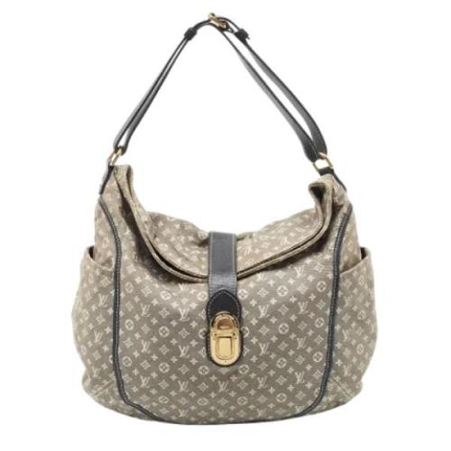 Pre-owned Canvas handbags Louis Vuitton Vintage , Blue , Dames