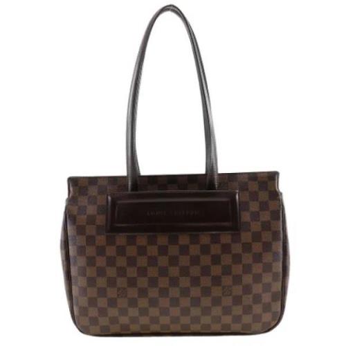 Pre-owned Canvas louis-vuitton-bags Louis Vuitton Vintage , Brown , Da...