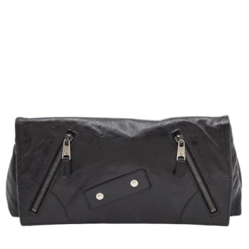 Pre-owned Leather clutches Alexander McQueen Pre-owned , Black , Dames